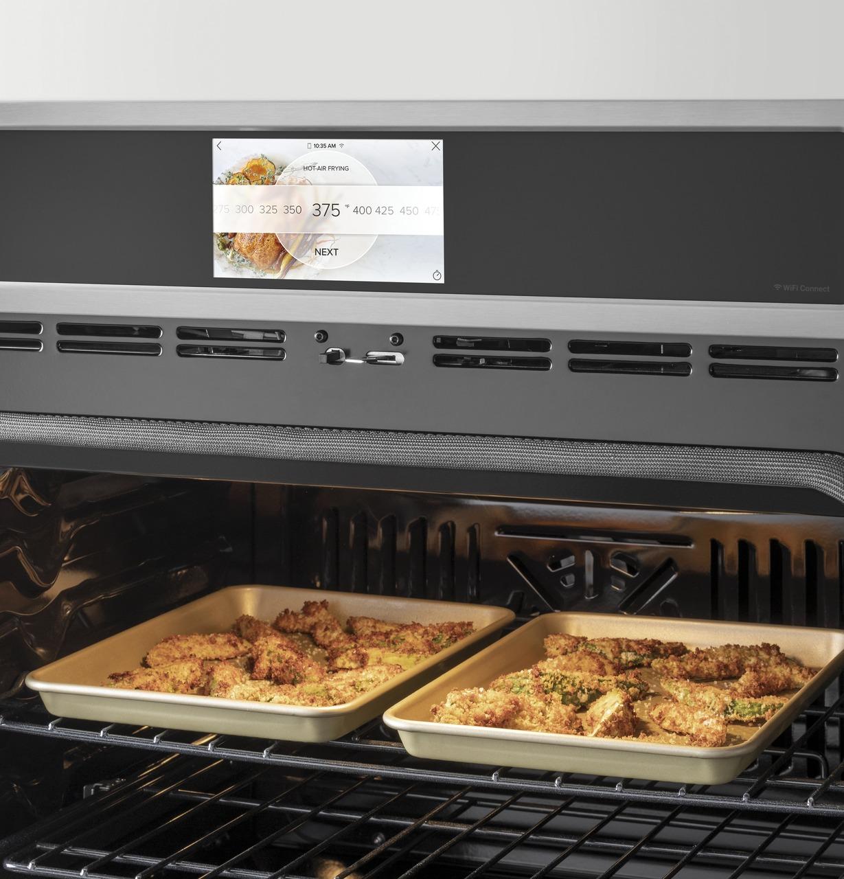 Cafe Caf(eback)™ Professional Series 30" Smart Built-In Convection French-Door Single Wall Oven