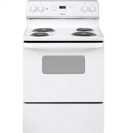 RBS360DMWW Hotpoint® ENERGY STAR® 30" Free-Standing Standard Clean Electric Range