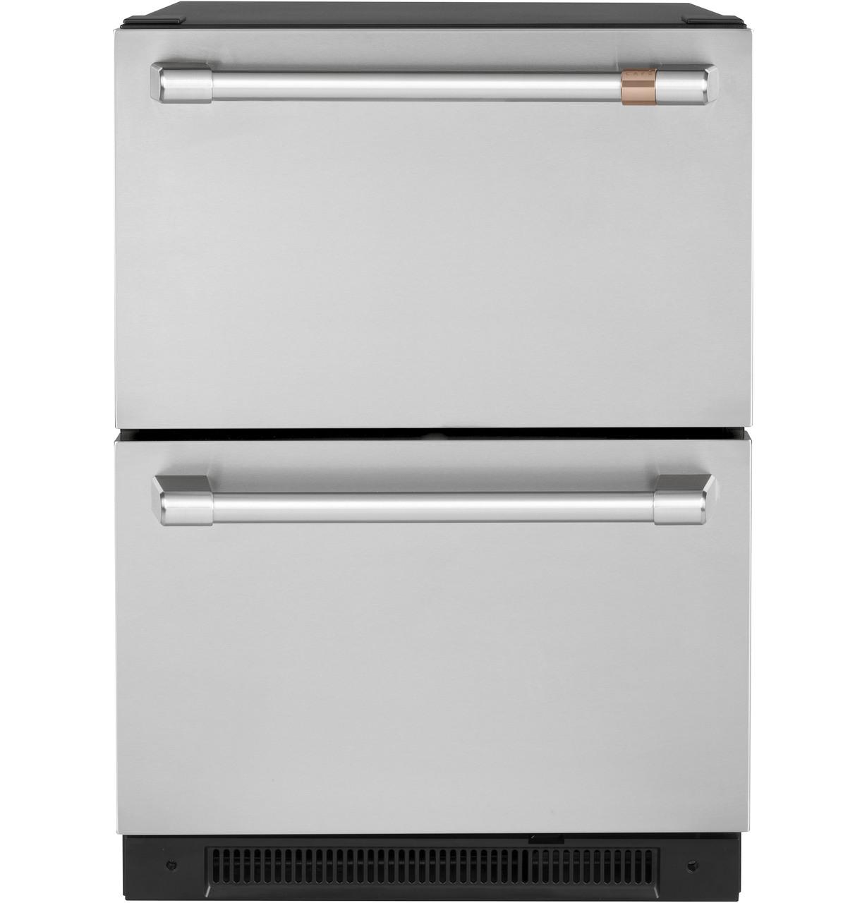 Cafe CDE06RP2NS1 CAF(EBACK)™ 5.7 Cu. Ft. Built-In Dual-Drawer Refrigerator