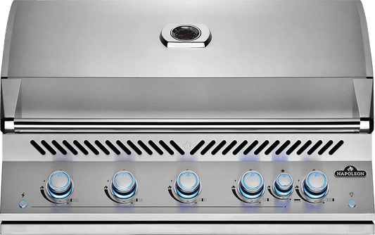 Built-In 700 Series 38 RB with Infrared Rear Burner , Natural Gas, Stainless Steel