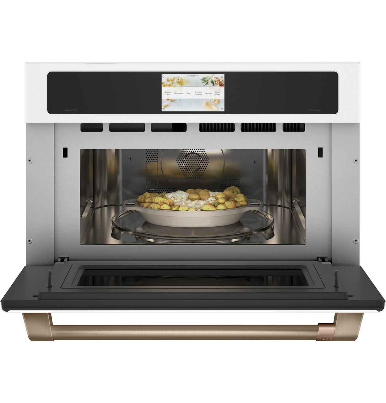 Cafe CSB913P4NW2 Caf(eback)™ 30" Smart Five in One Oven with 120V Advantium® Technology