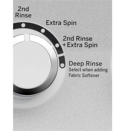 GTW490ACJWS GE® ENERGY STAR® 4.4 cu. ft. stainless steel capacity washer