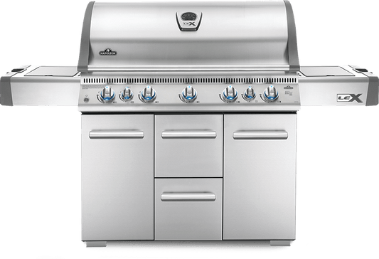 Napoleon Bbq LEX730RSBIPSS LEX 730 RSBI with Side Burner and Infrared Bottom & Rear Burners , Stainless Steel , Propane