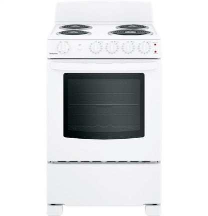 RAS240DMWW Hotpoint® ENERGY STAR® 24" Electric Free-Standing Front-Control Range