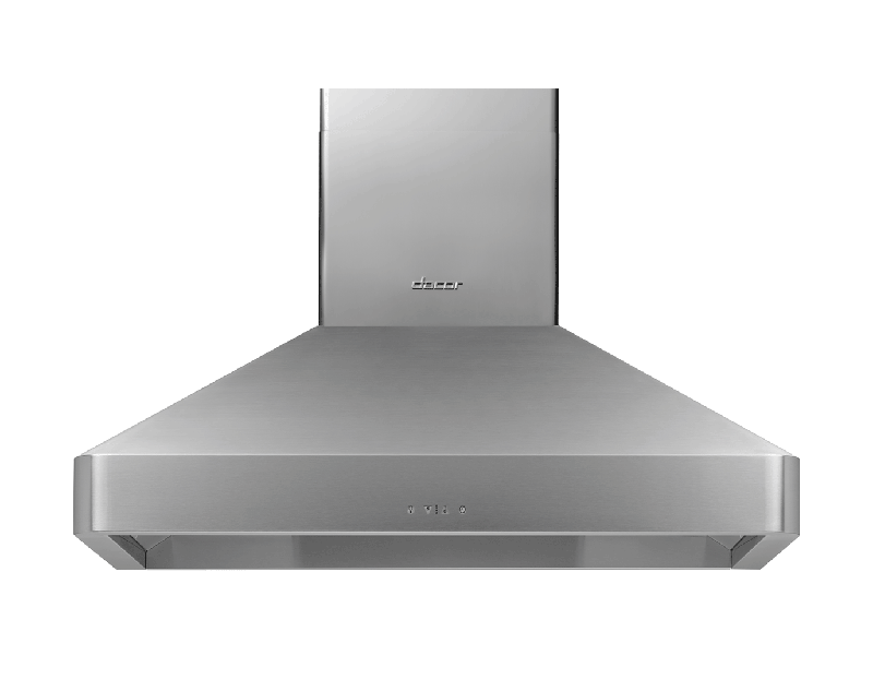 42" Chimney Wall Hood, Silver Stainless Steel