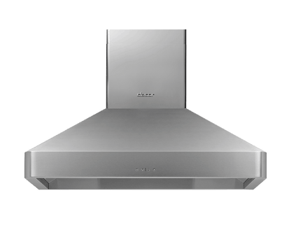 42" Chimney Wall Hood, Silver Stainless Steel