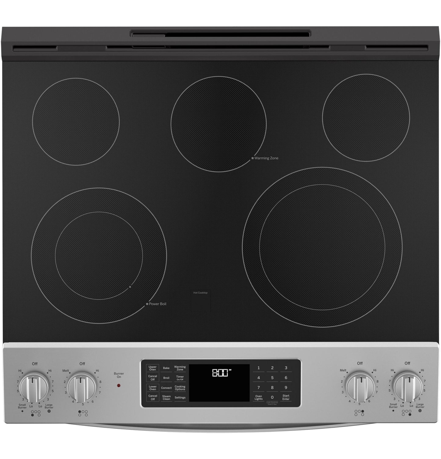 JSS86SPSS GE 30" Slide-In Electric Convection Double Oven Range