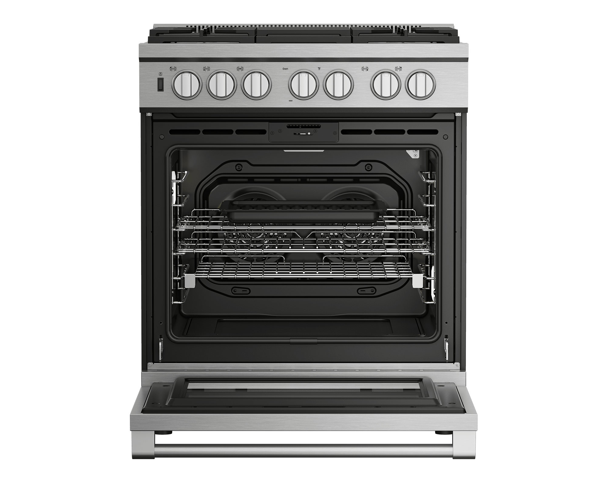 Beko PRDF34552SS 30" Stainless Steel Pro-Style Dual Fuel Range