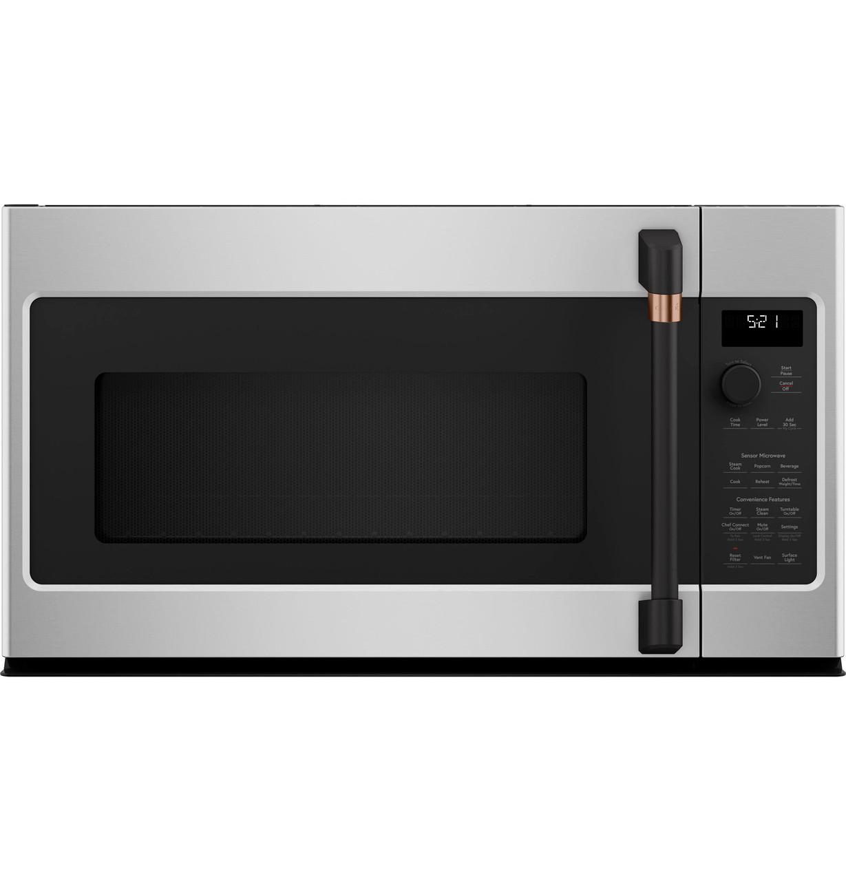 Cafe CVM521P2MS1 CAF(EBACK)™ 2.1 Cu. Ft. Over-the-Range Microwave Oven
