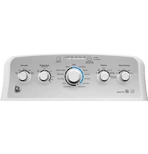 GTW490ACJWS GE® ENERGY STAR® 4.4 cu. ft. stainless steel capacity washer