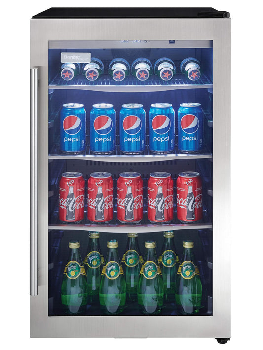 DBC434A1BSSDD Danby 4.3 cu. ft. Free-Standing Beverage Center in Stainless Steel