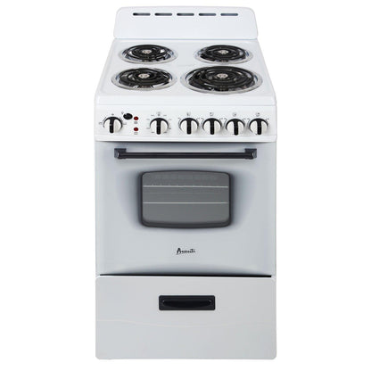 ERU200P0W Avanti 20" Electric Range - White
