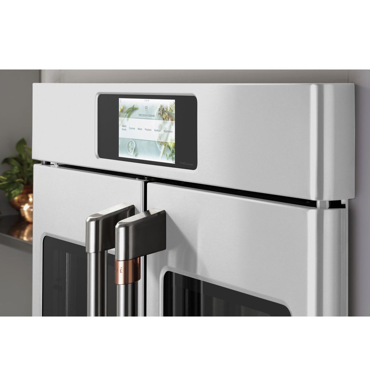 Cafe CTD90FP4NW2 CAF(EBACK)™ Professional Series 30" Smart Built-In Convection French-Door Double Wall Oven