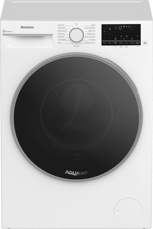 Blomberg Appliances WM98220SX New 24in Front Load Washer white - 120V outlet req'd (pair w/ ventless dryer)