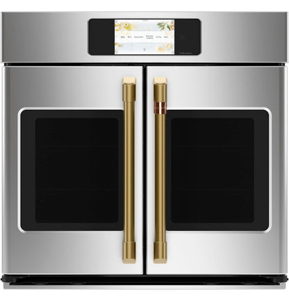 Cafe CTS90FP2NS1 CAF(EBACK)™ Professional Series 30" Smart Built-In Convection French-Door Single Wall Oven