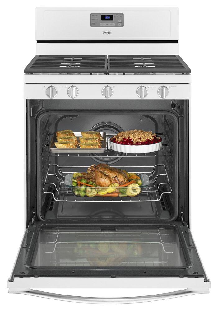 Whirlpool WFG540H0EH 5.8 Cu. Ft. Freestanding Gas Range with Center Burner