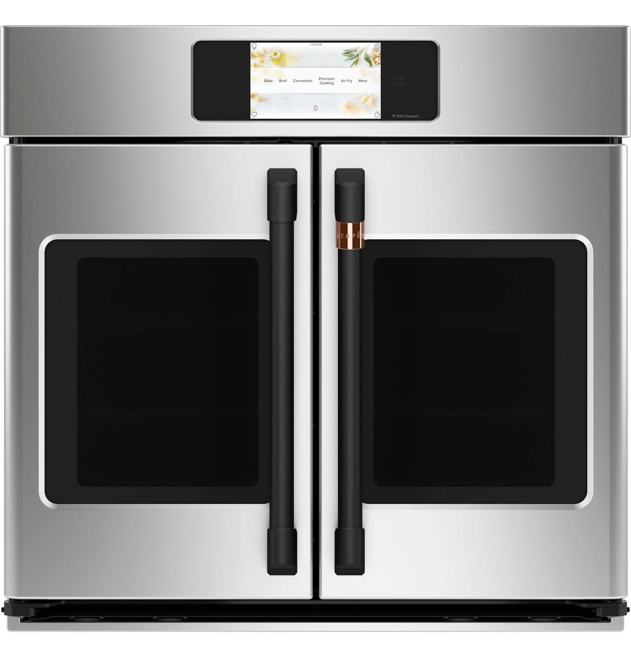 Cafe CTS90FP2NS1 CAF(EBACK)™ Professional Series 30" Smart Built-In Convection French-Door Single Wall Oven