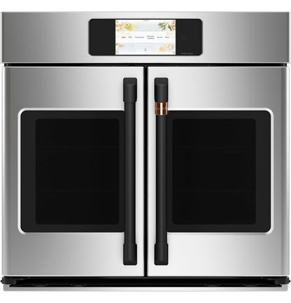 Cafe CTS90FP2NS1 CAF(EBACK)™ Professional Series 30" Smart Built-In Convection French-Door Single Wall Oven