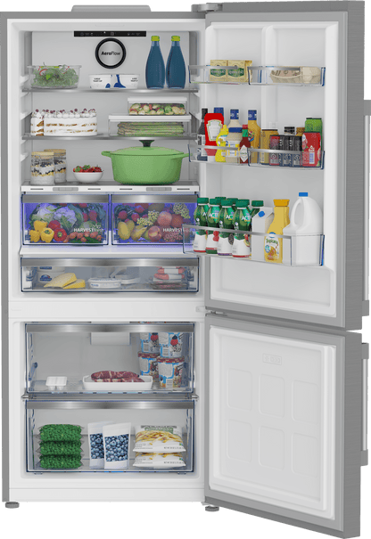 Beko BFBF30216SS 30" Bottom Freezer Refrigerator