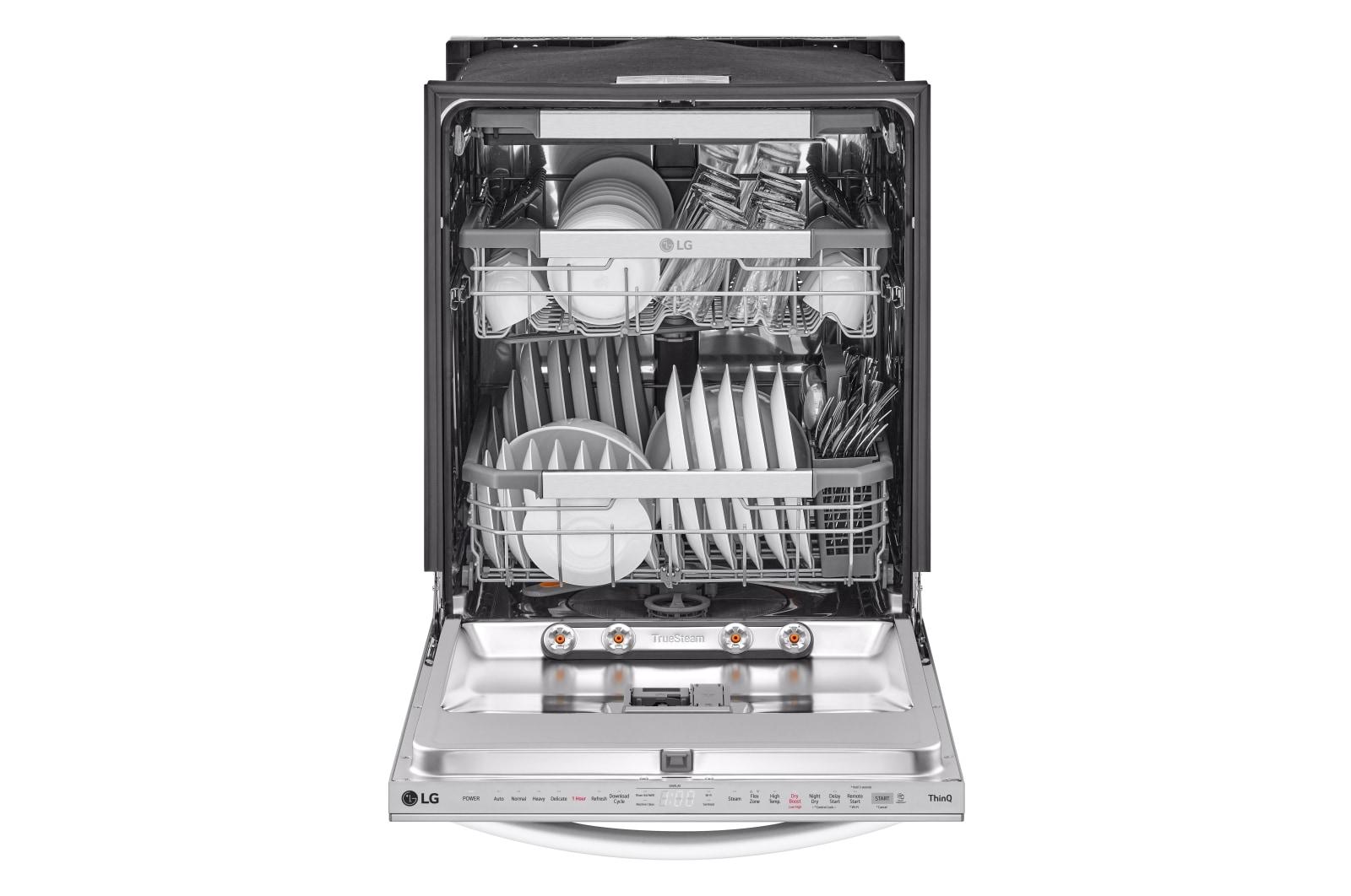Smart Top Control Dishwasher with 1-Hour Wash & Dry, QuadWash® Pro, TrueSteam®, and Dynamic Heat Dry™