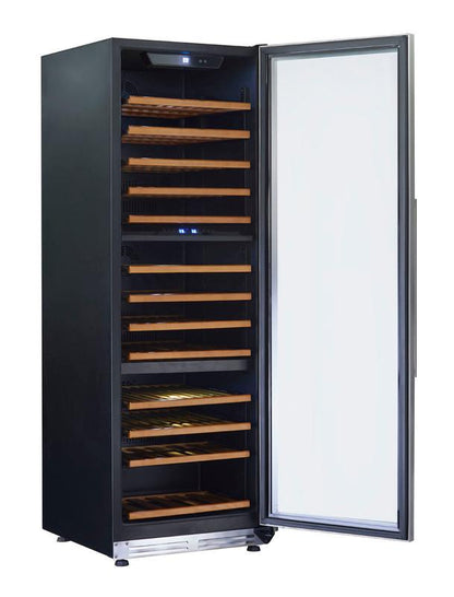 Avanti WCF143S3ST Up to 143 Bottles Designer Series Triple Zone Wine Chiller