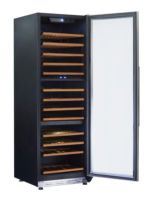 Avanti WCF143S3ST Up to 143 Bottles Designer Series Triple Zone Wine Chiller