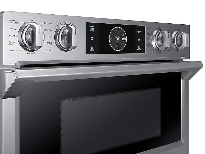 Samsung 30" Smart Microwave Combination Wall Oven with Flex Duo™ in Stainless Steel