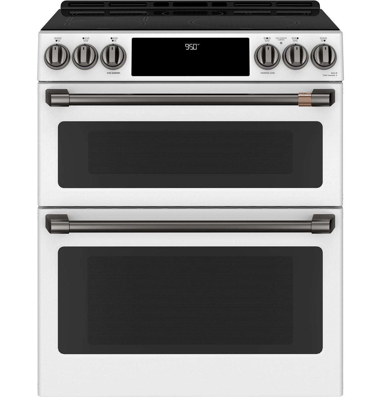 Cafe CXFCHHKPMBT CAF(EBACK)™ Front Control Induction Knobs and Handles - Brushed Black