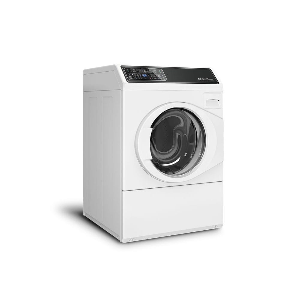 FF7 White Right-Hinged Front Load Washer with Sanitize  5-Year Warranty