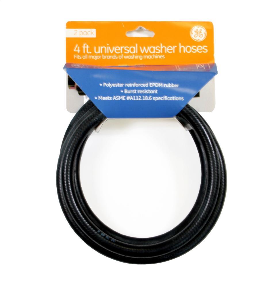 Ge Appliances PM14X10002 4 Foot Rubber Washer Hoses (2 pack)