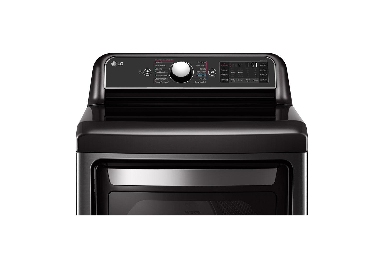 Lg 7.3 cu.ft. Smart wi-fi Enabled Gas Dryer with TurboSteam™