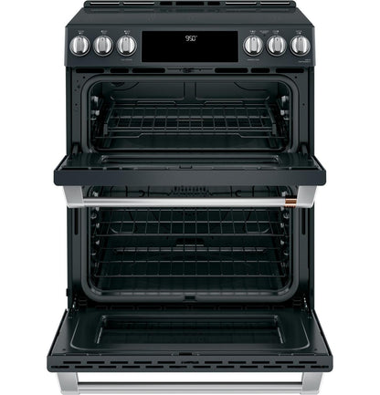 Cafe CHS950P3MD1 CAF(EBACK)™ 30" Smart Slide-In, Front-Control, Induction and Convection Double-Oven Range