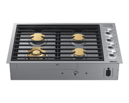 Dacor DTG30M954FS 30" Gas Cooktop, Silver Stainless Steel, Natural Gas