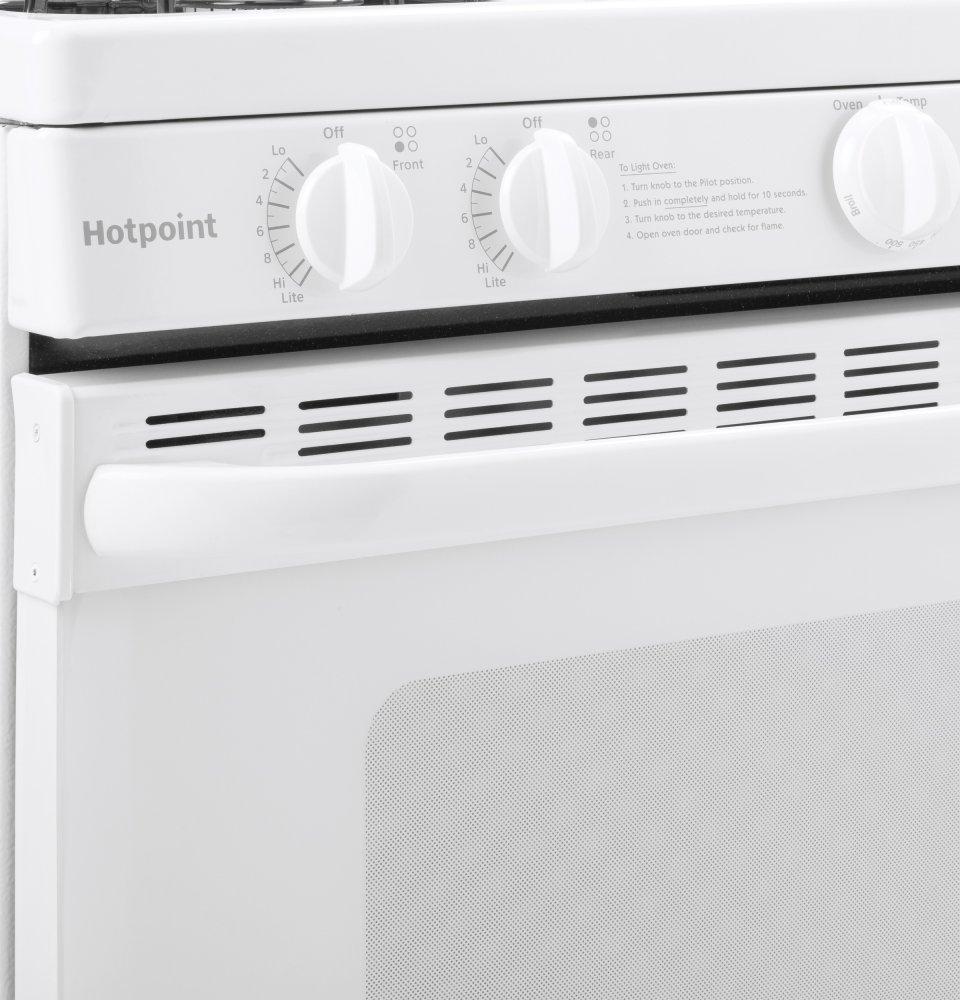 Hotpoint® 30" Free-Standing Gas Range with Cordless Battery Ignition