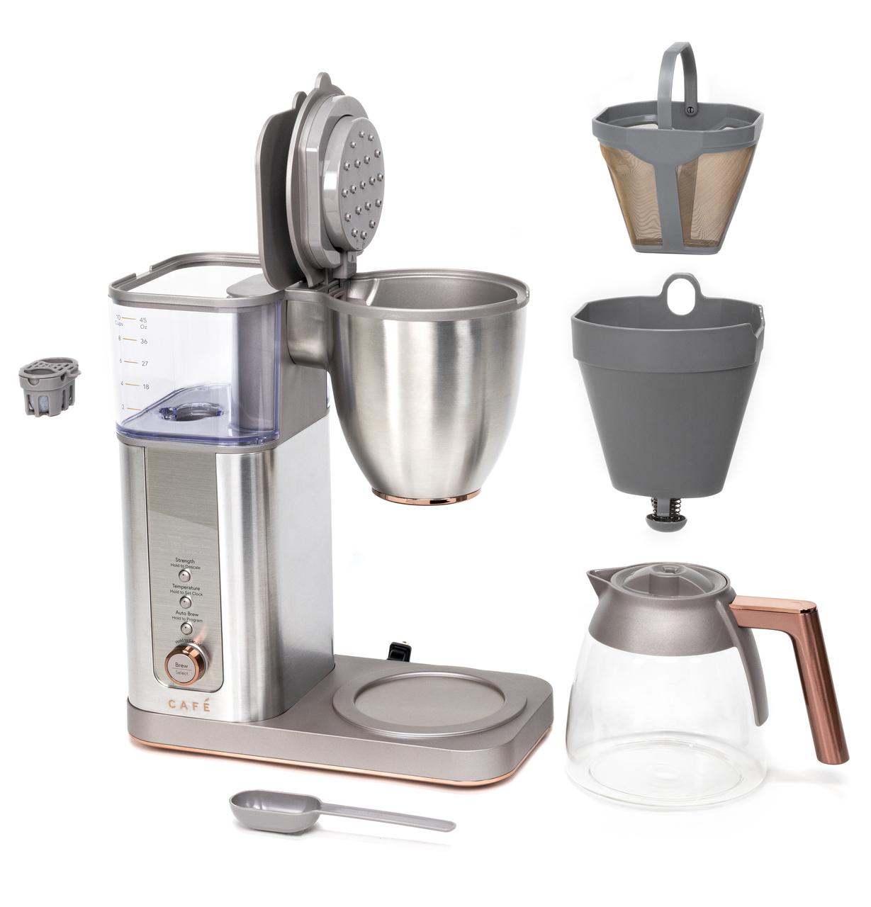 Cafe C7CDABS2RS3 CAF(EBACK)™ Specialty Drip Coffee Maker with Glass Carafe