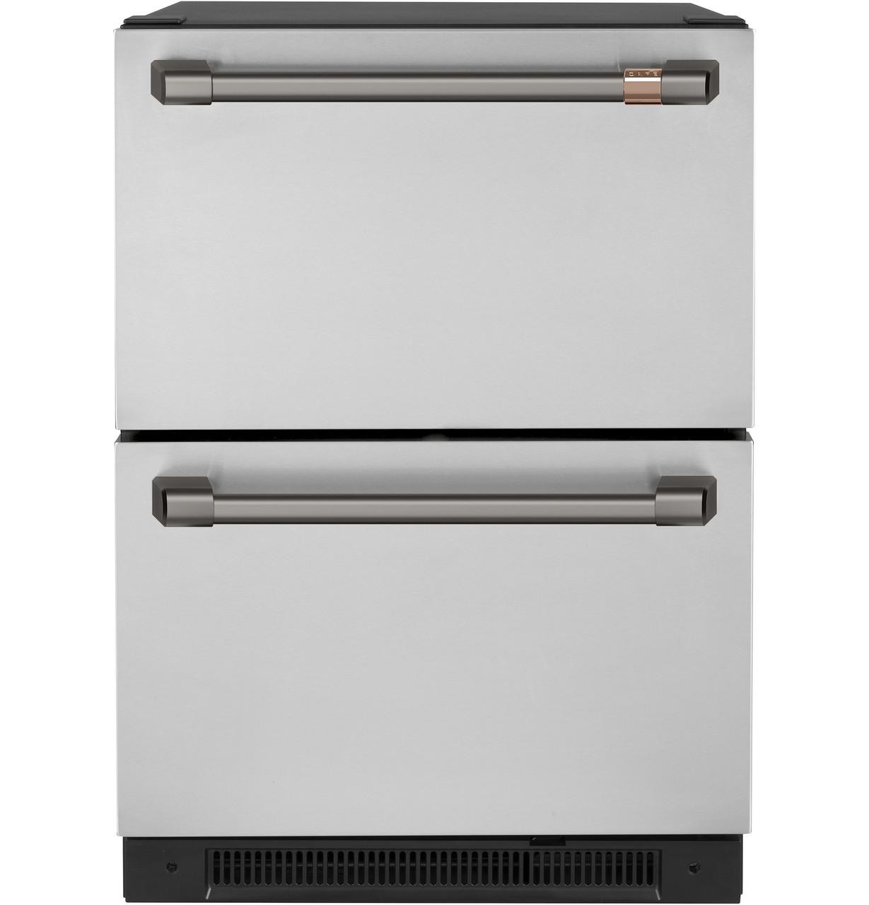 Cafe CDE06RP2NS1 CAF(EBACK)™ 5.7 Cu. Ft. Built-In Dual-Drawer Refrigerator