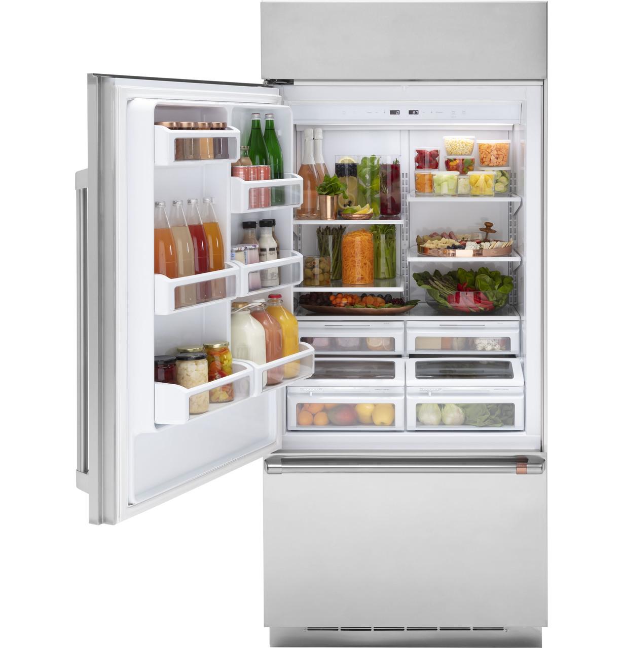 Cafe Caf(eback)™ 21.3 Cu. Ft. Built-In Bottom-Freezer Refrigerator