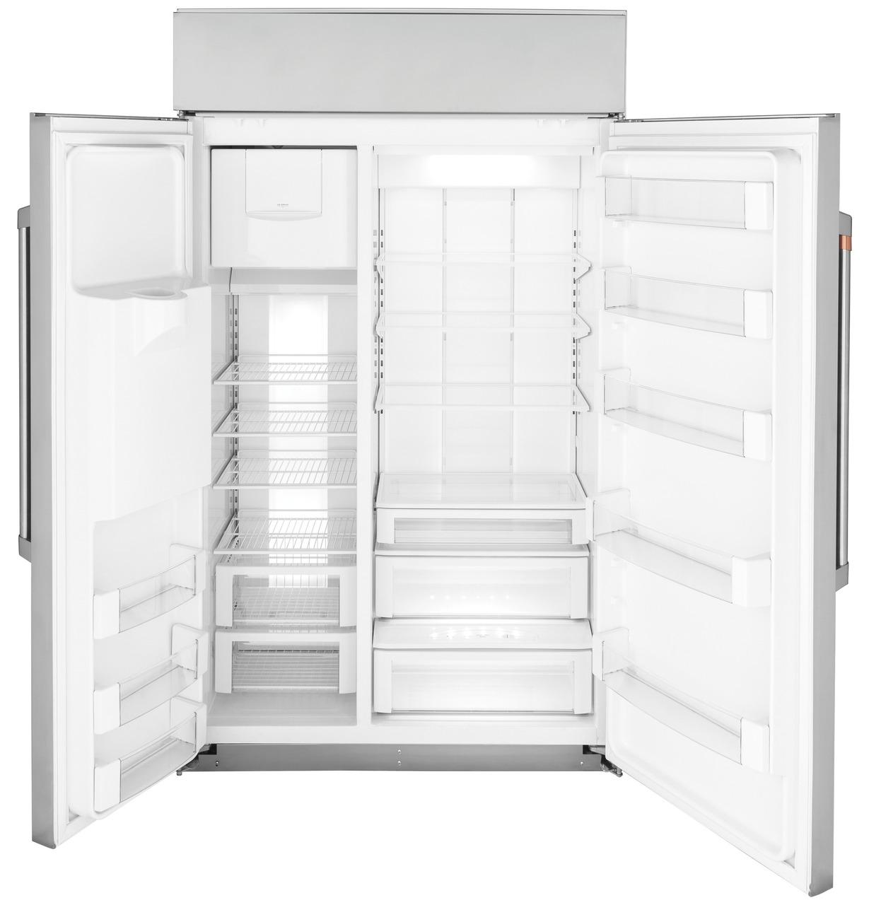 Caf(eback)™ 48" Smart Built-In Side-by-Side Refrigerator with Dispenser