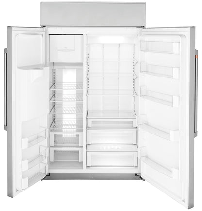 Caf(eback)™ 48" Smart Built-In Side-by-Side Refrigerator with Dispenser