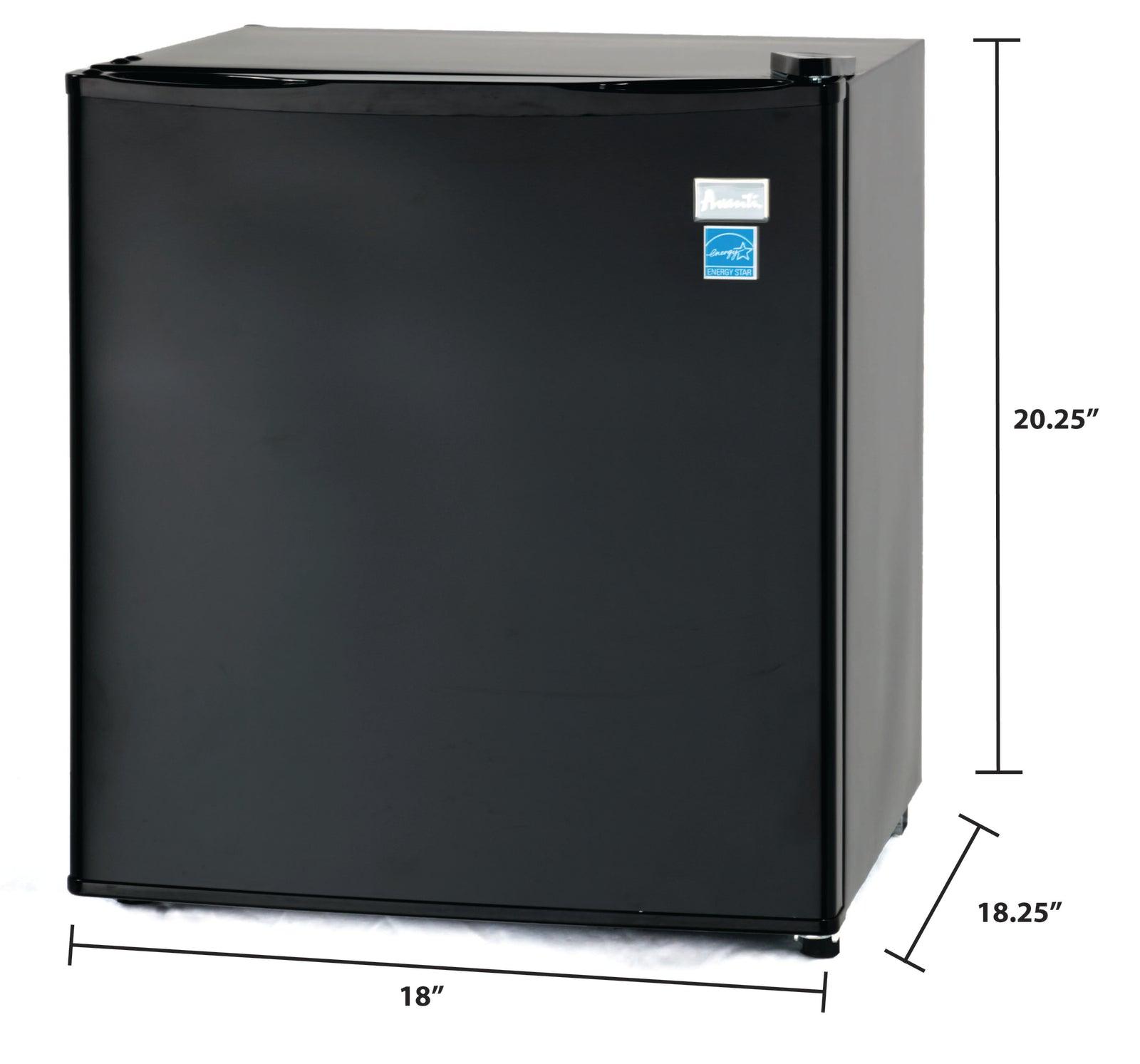 Avanti 1.7 cu. ft. Compact Refrigerator - Black / 1.7 cu. ft.