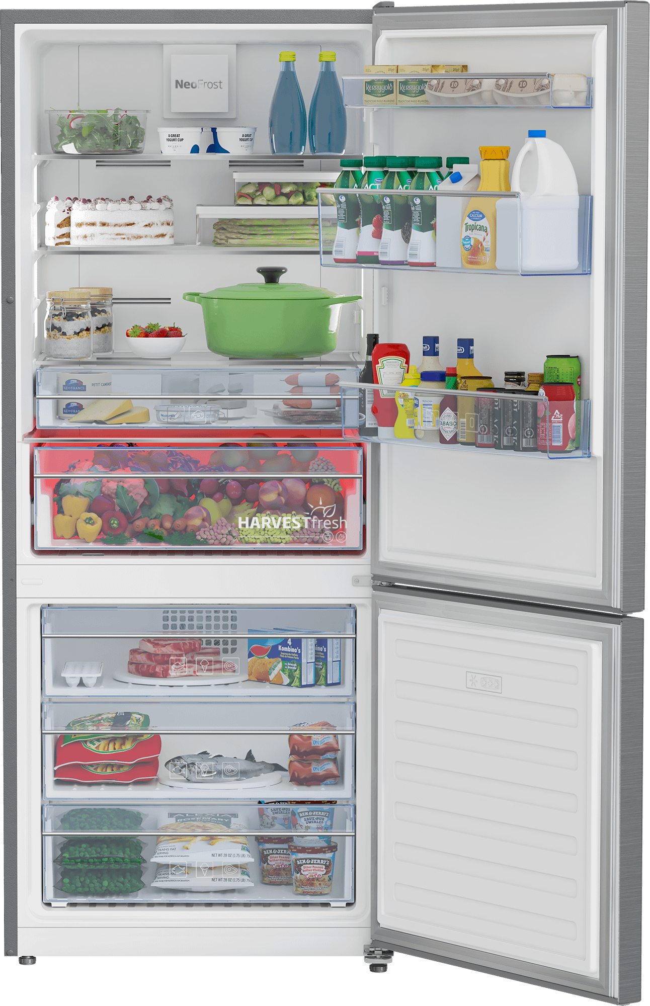 Beko BFBF2815SS 28" Bottom Freezer Refrigerator