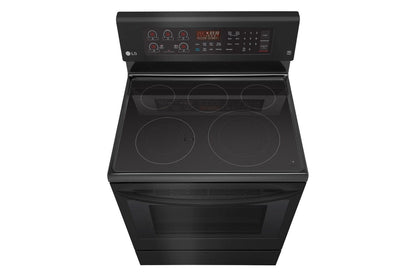 Lg LRE3194BM 6.3 cu. ft. Electric Single Oven Range with True Convection and EasyClean®