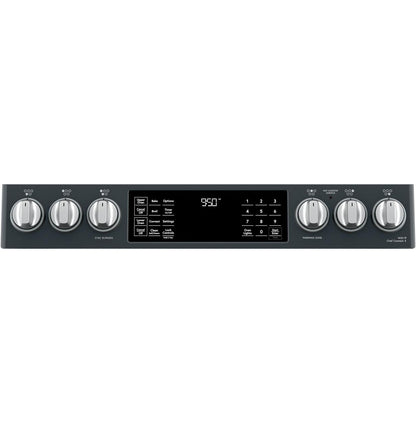 Cafe CHS950P3MD1 CAF(EBACK)™ 30" Smart Slide-In, Front-Control, Induction and Convection Double-Oven Range