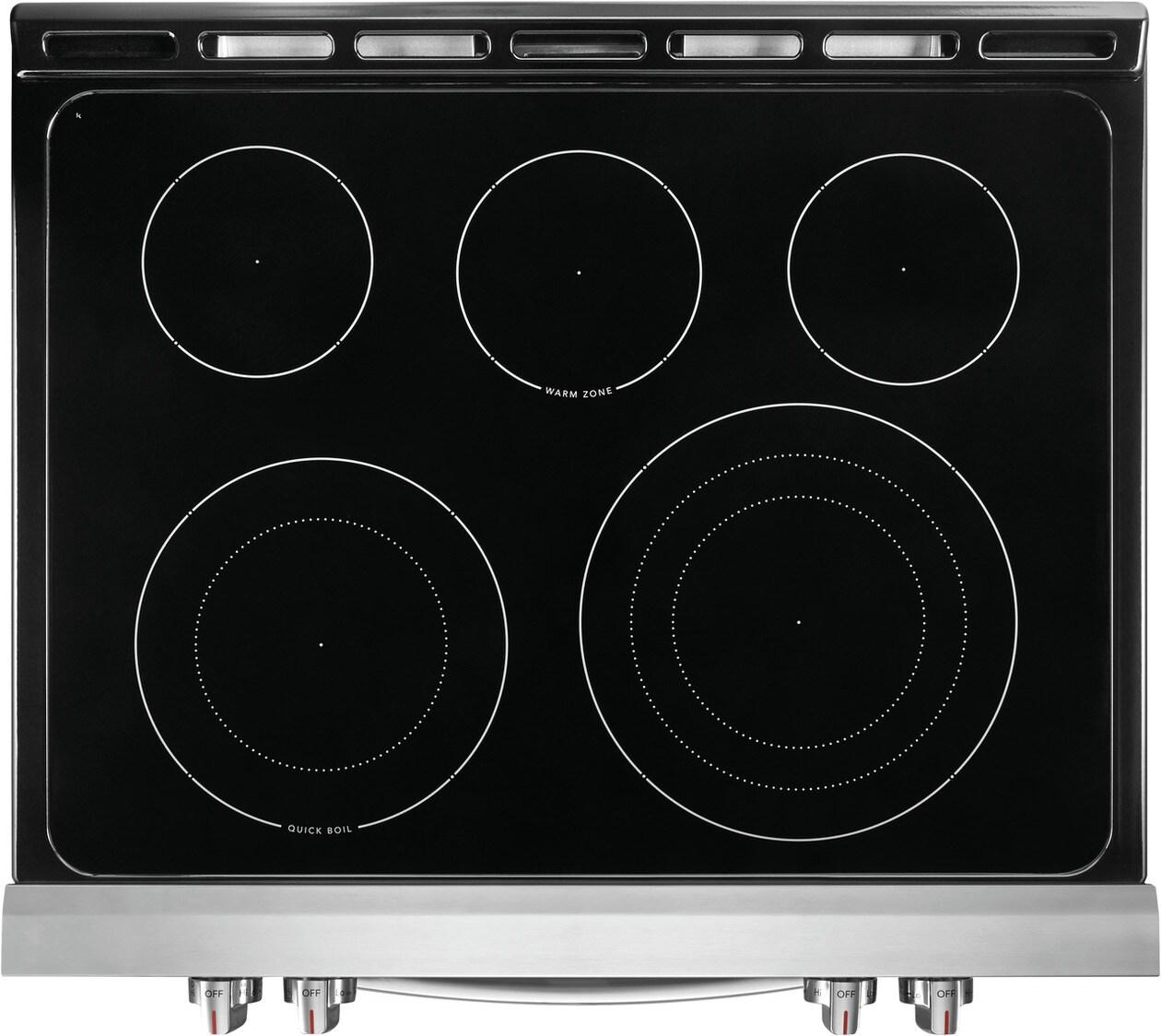 Frigidaire Gallery 30" Front Control Electric Range with Air Fry