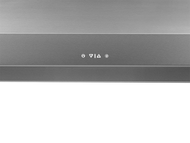 Dacor DHW361 36" Chimney Wall Hood, Silver Stainless Steel