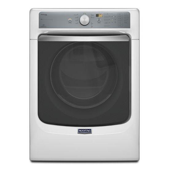 MGD7100DW Maytag® Maxima® Steam Gas Dryer with Large Capacity and Stainless Steel Dryer Drum - 7.3 cu. ft. - White