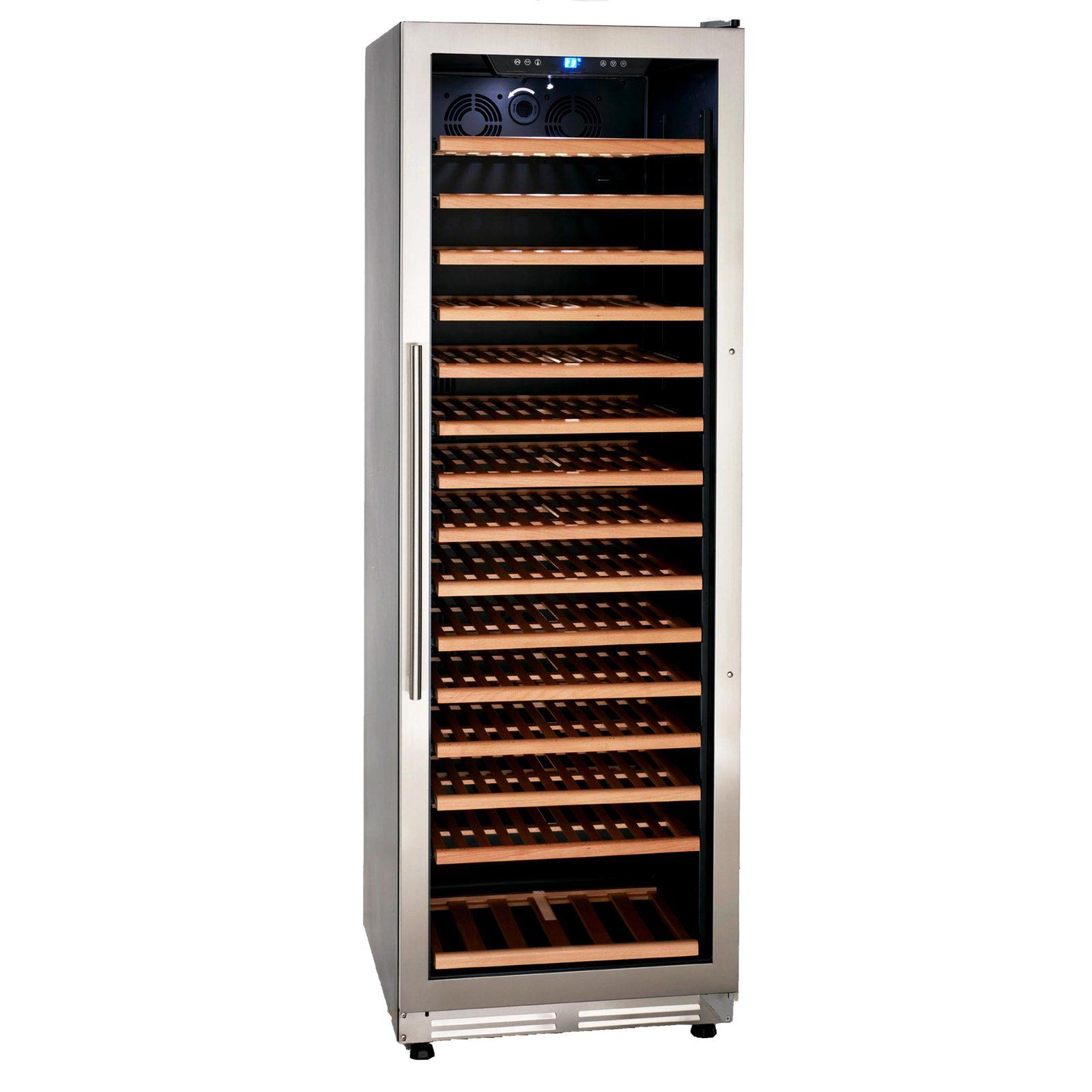 Avanti 165 Bottle DESIGNER Series Wine Cooler - Stainless Steel / 165 Bottles