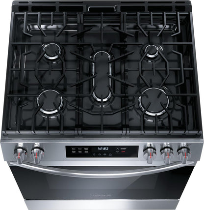 Frigidaire FCFG3062AS 30" Front Control Gas Range with Quick Boil