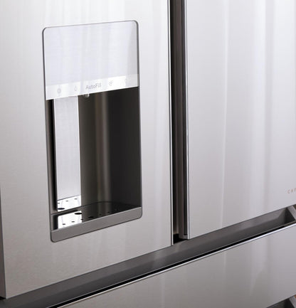 Cafe CVE28DM5NS5 CAF(EBACK)™ ENERGY STAR® 27.8 Cu. Ft. Smart 4-Door French-Door Refrigerator in Platinum Glass