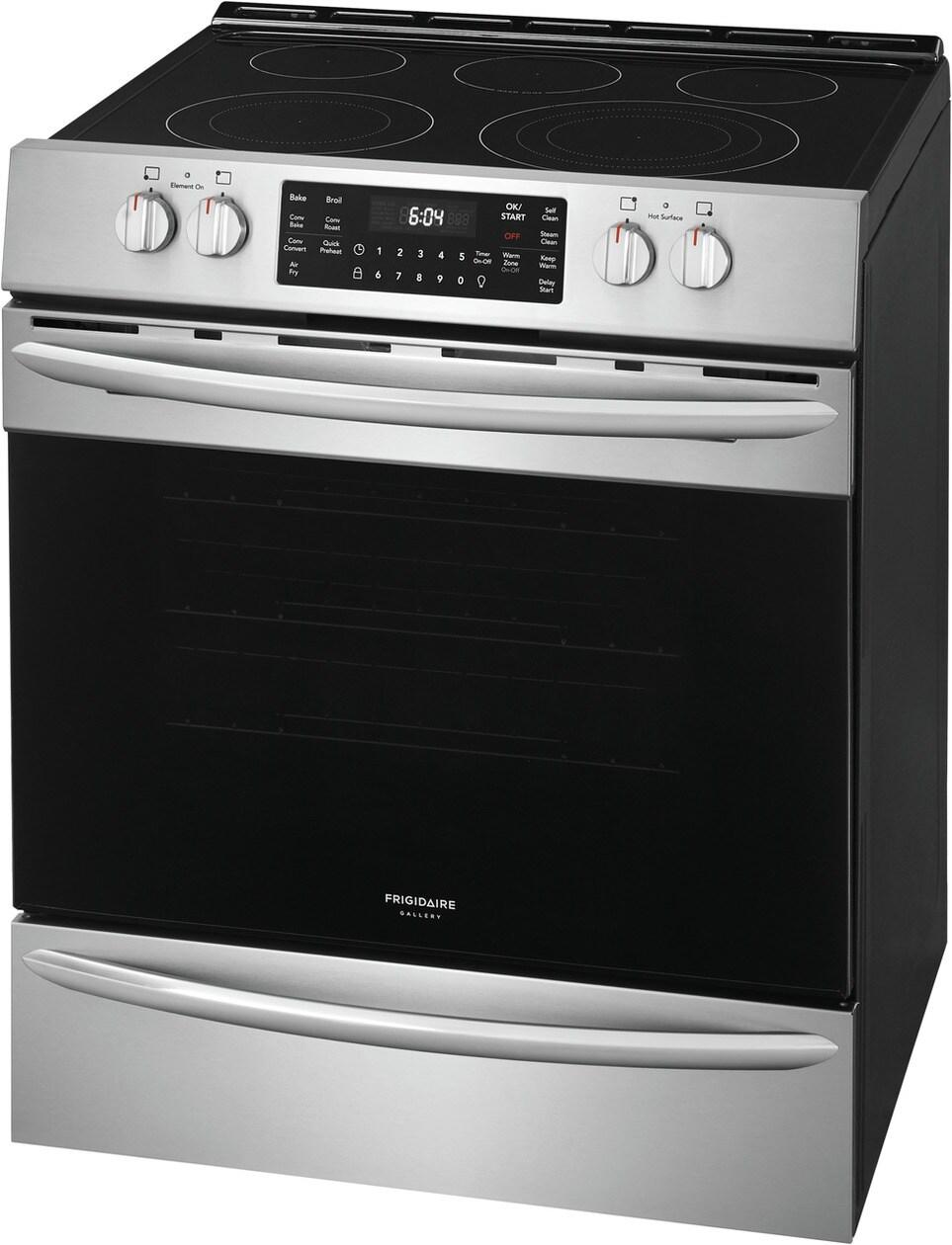 Frigidaire Gallery 30" Front Control Electric Range with Air Fry